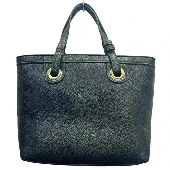 Nanette Lapore Black Leather Pebble Bag Purse Crossbody - Picture 2 of 9